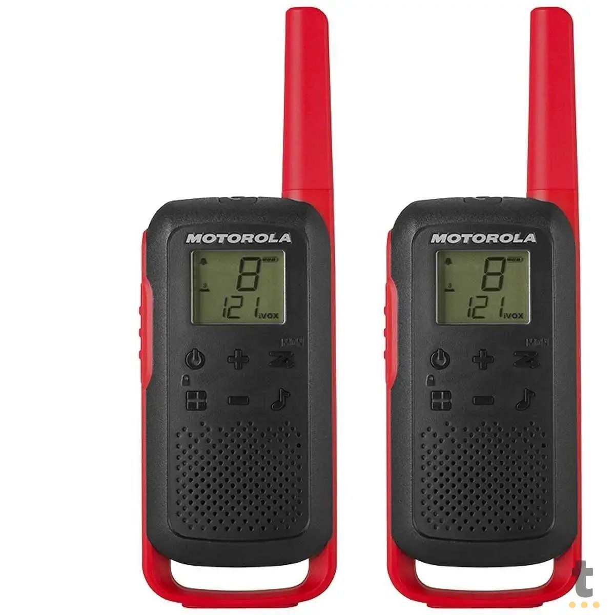 Radio De Comunicacao Walkie Talkie Motorola Talkabout T210br 32 Km Vermelho Truedata